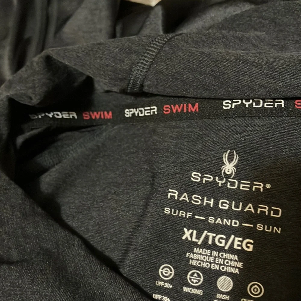 Spyder Black Rash Guard - Picture 2 of 7